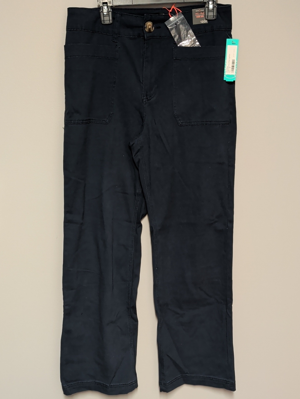 one 5 one Wide Leg Pants in Navy